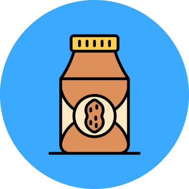 Şişe. Web simgesi basit illüstrasyon