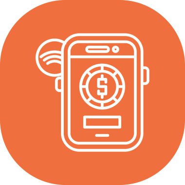 Telefon simgesi vektör illüstrasyonu