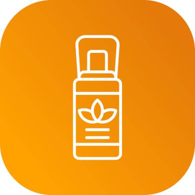 Güzellik ve moda simgelerinin vektör çizimi