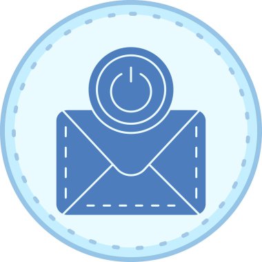 zarf simgesi vektör illüstrasyonu