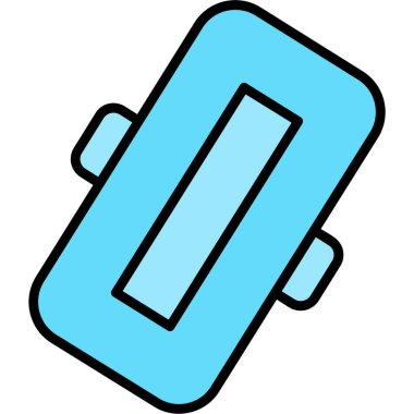 Bir kitabın karikatür simgesinin vektör çizimi