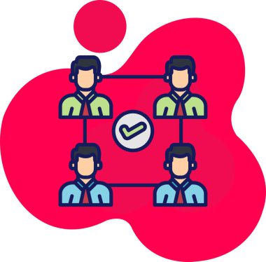 Çağrı merkezi. Basit resimleme