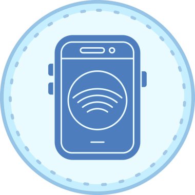 cep telefonu ikonu vektör illüstrasyonu