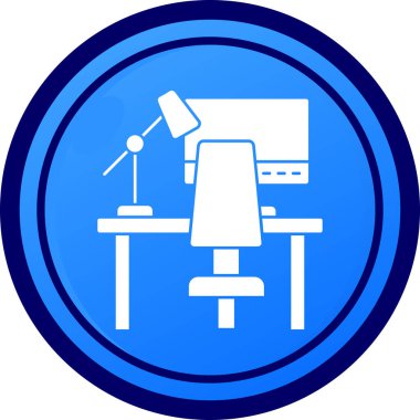 masa lambası simgesi modaya uygun izole edilmiş arkaplan