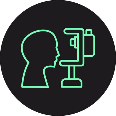 vektör lcd simgesi illüstrasyonu