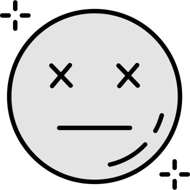 emoji. Web simgesi basit illüstrasyon