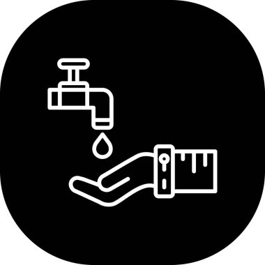 Şeffaf bir arka planda musluk vektör çizimi. Birinci kalite semboller. Konsept ve grafik tasarımı için simgeler.