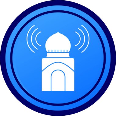 Cami. Web simgesi basit tasarım