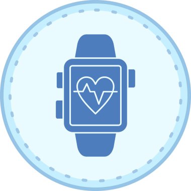 Kalp. Web simgesi basit illüstrasyon