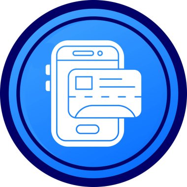 Vektör Mobil simge illüstrasyonu