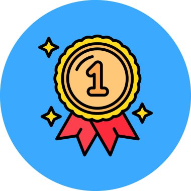 Ödül. Web simgesi basit illüstrasyon