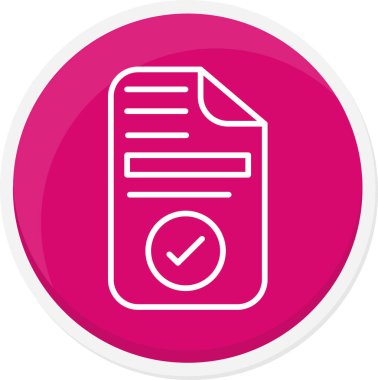 Pano. Web simgesi basit tasarım