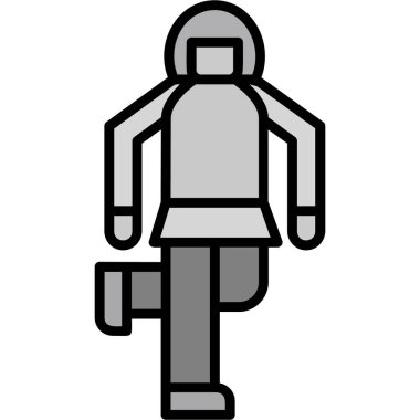 Motosiklet sürücüsü. Vektör simgesi. motorsiklet.