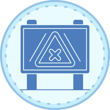 Modern simgenin vektör illüstrasyonu