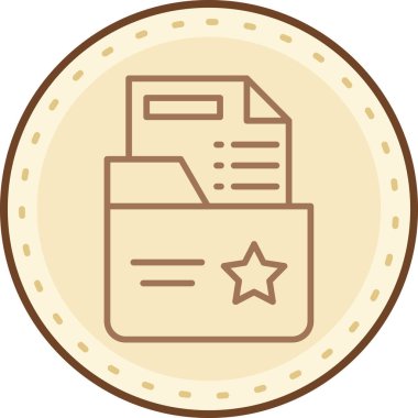 dosya biçimi simgesi, vektör illüstrasyonu