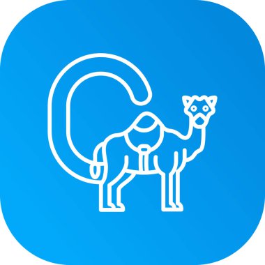 Soyut arka grupta izole edilmiş hayvan simgesi