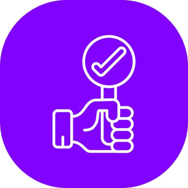 tik simgesi vektör illüstrasyonu