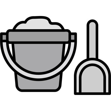 Temizleme kovası simgesi, taslak biçimi