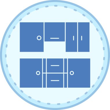 Futbol simgesinin vektör illüstrasyonu