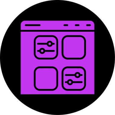 Gıda simgesinin vektör illüstrasyonu