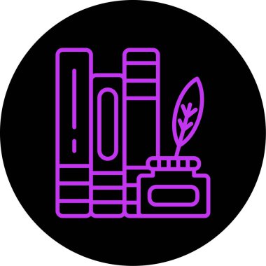 kitap simgesi vektör illüstrasyonu