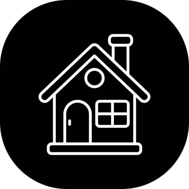 Ev simgesi vektör illüstrasyonu