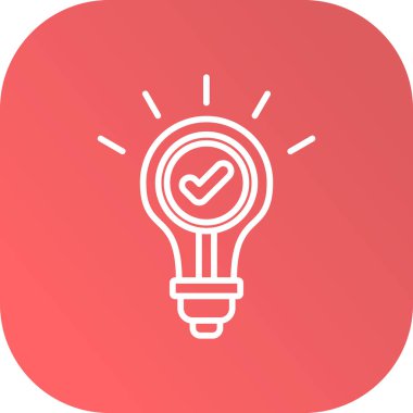 Ampullü ampul, fikir simgesi