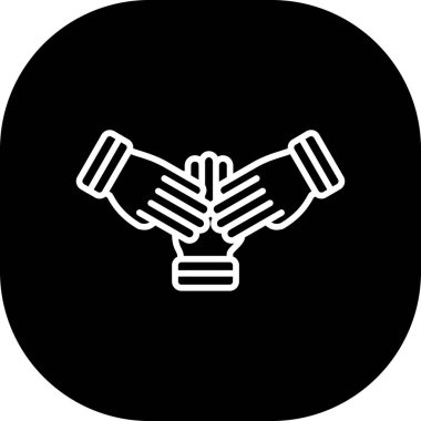 Vektör boks eldivenleri simgesi