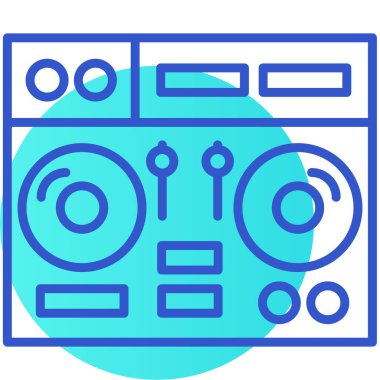 Müzik simgesinin vektör illüstrasyonu