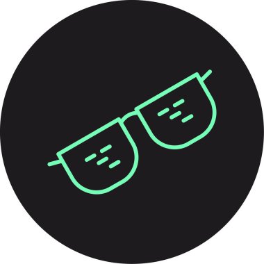 vektör gözlüğü resimleme