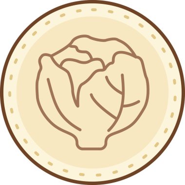 Bir çiçekli paranın vektör çizimi