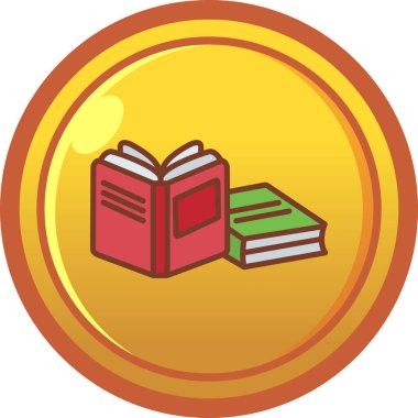 kitap vektörü simgesi modern basit illüstrasyon