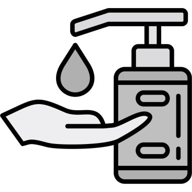 el dezenfektanı simgesi, taslak biçimi