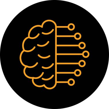 Vektör Beyin simgesi illüstrasyonu