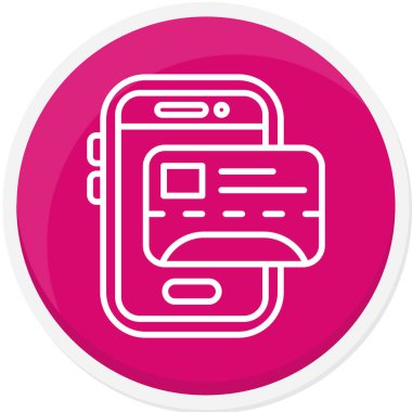 Cep telefonu. Basit resimleme