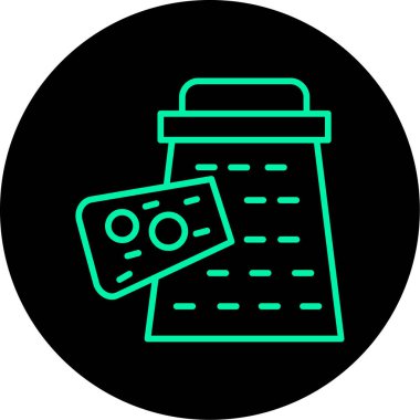 Gıda simgesinin vektör illüstrasyonu