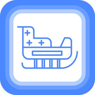 Hastane. Web simgesi basit illüstrasyon