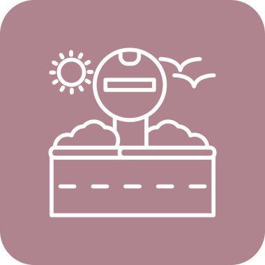 seo modern simgesinin vektör illüstrasyonu