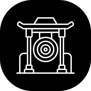 Modern simgenin vektör illüstrasyonu