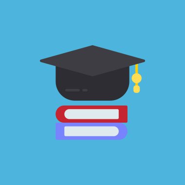 Mezuniyet kapsülü vektör illüstrasyon tasarımı