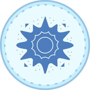 Güneş Simgesi Vektör illüstrasyonu