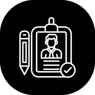 Pano simgesi olan pano. Web için pano vektör simgesinin özet çizimi