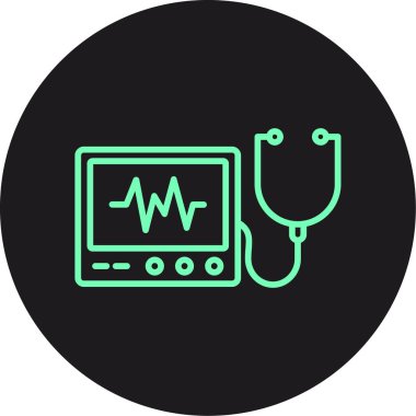 Güzel Tıbbi Vektör Glyph simgesi