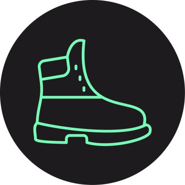 ayakkabı web simgesi vektör illüstrasyonu