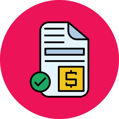 Belge. Web simgesi basit tasarım