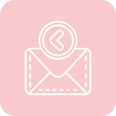 E-posta. Web simgesi basit illüstrasyon