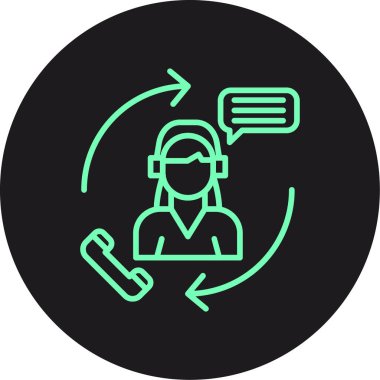 Akıllı telefonlu bir kadının vektör çizimi