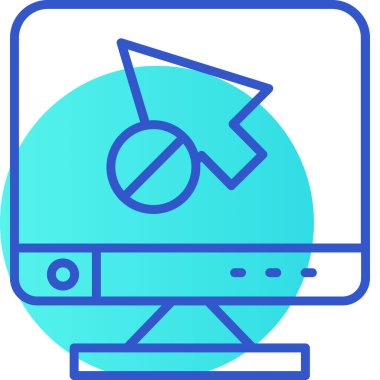 izleyici ikon vektör illüstrasyonu