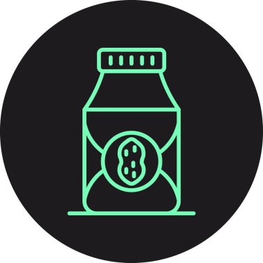 Benzersiz gaz vektör simgesi