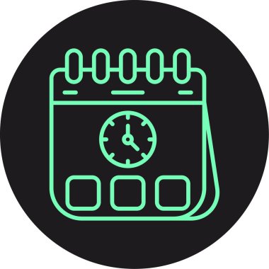 vektör saat resimleme